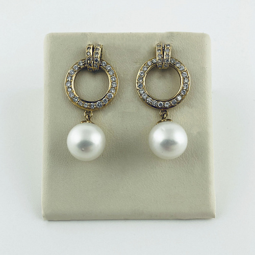 Серьги золотые